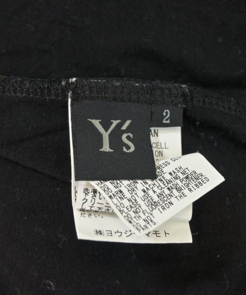 Y's（ワイズ）Tシャツ・カットソー 黒 サイズ:2(S位) レディース/2200663047628