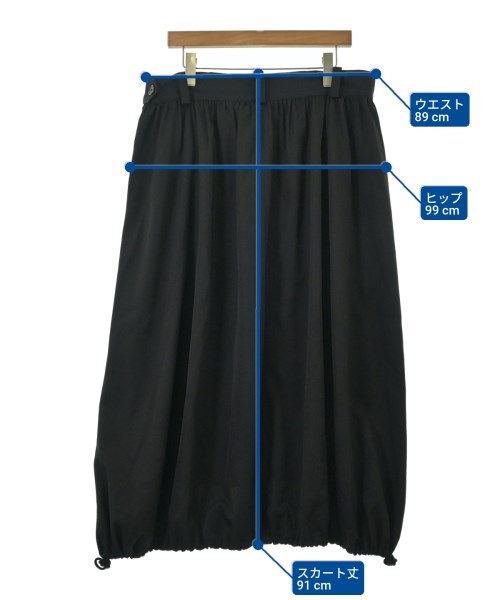 Y's（ワイズ）ロング・マキシ丈スカート 黒 サイズ:3(M位) レディース/2200673167019