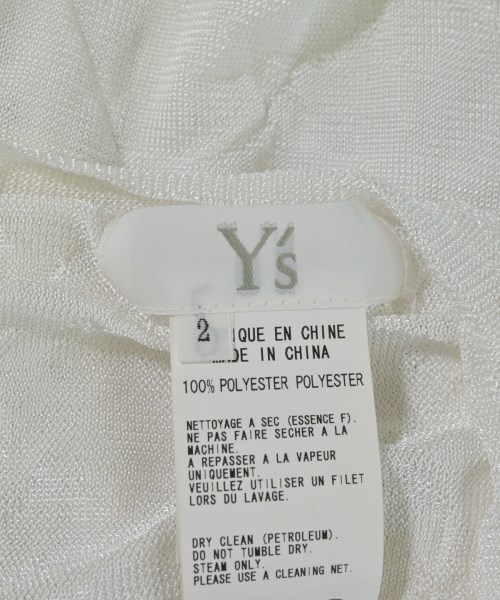 Y's（ワイズ）カーディガン 白 サイズ:2(S位) レディース/2200674154070