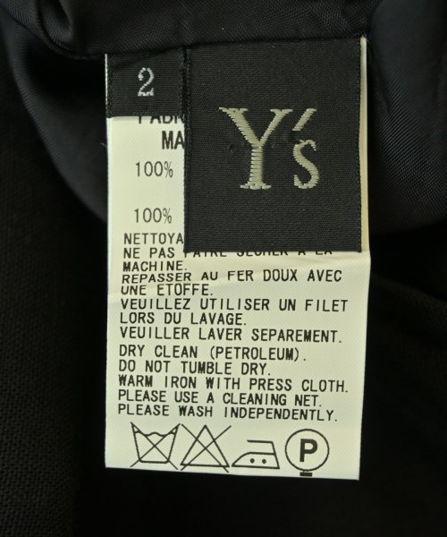 Y's（ワイズ）ひざ丈スカート 黒 サイズ:2(S位) レディース/2200674154155