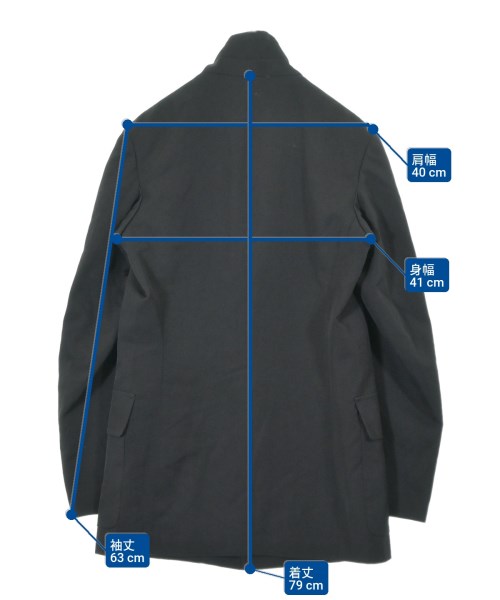 Y's（ワイズ）カジュアルジャケット 黒 サイズ:2(S位) レディース/2200674686021