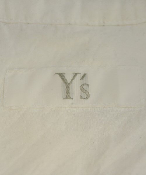 Y's（ワイズ）カジュアルシャツ 白 サイズ:1(XS位) レディース/2200675301015