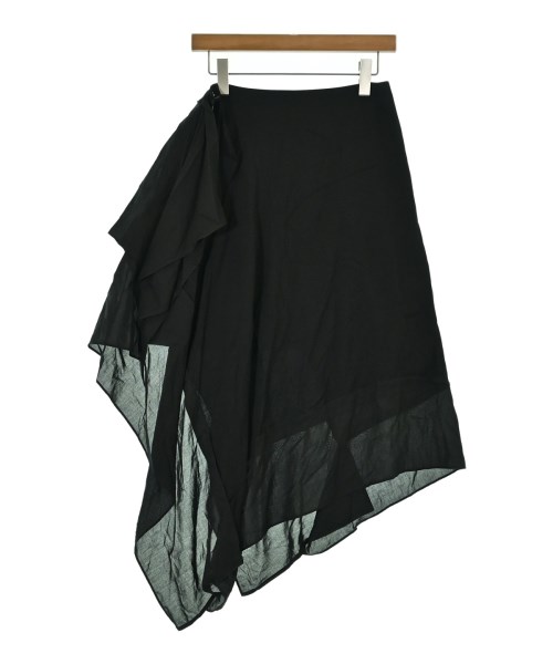 Y's（ワイズ）ロング・マキシ丈スカート 黒 サイズ:1(XS位) レディース/2200675301022