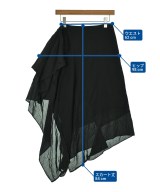 Y's（ワイズ）ロング・マキシ丈スカート 黒 サイズ:1(XS位) レディース/2200675301022