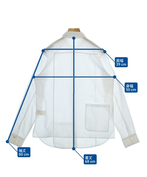Y's（ワイズ）カジュアルシャツ 白 サイズ:2(S位) レディース/2200676788013