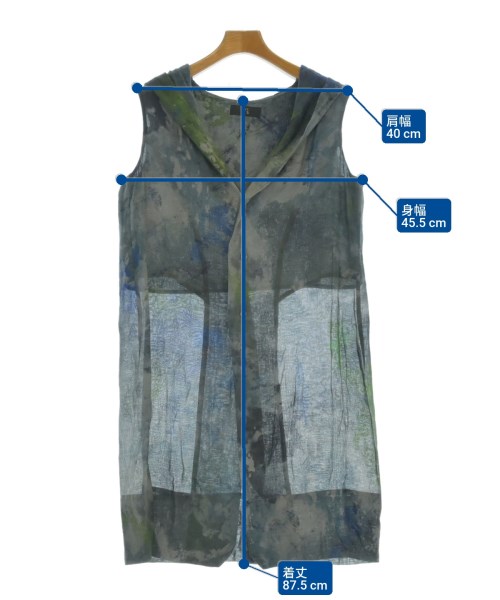 Y's（ワイズ）ワンピース グレー サイズ:2(S位) レディース/2200677268019