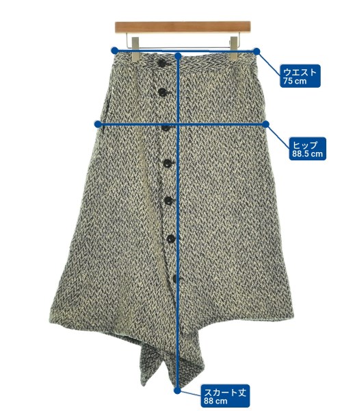 Y's（ワイズ）ひざ丈スカート 白 サイズ:2(S位) レディース/2200677630199