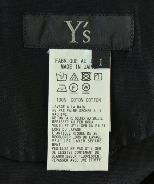 Y's（ワイズ）ワンピース 黒 サイズ:1(XS位) レディース/2200678858158