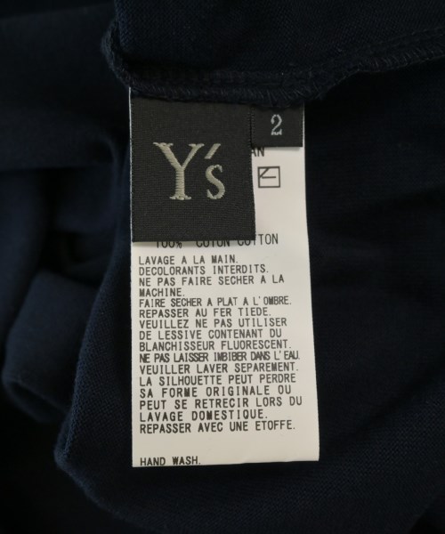 Y's（ワイズ）Tシャツ・カットソー 紺 サイズ:2(S位) レディース/2200679023029