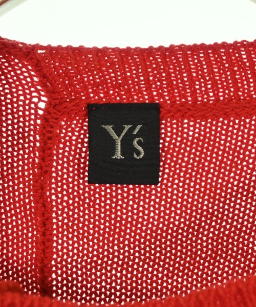 Y's（ワイズ）カーディガン 赤 サイズ:2(S位) レディース/2200679169062