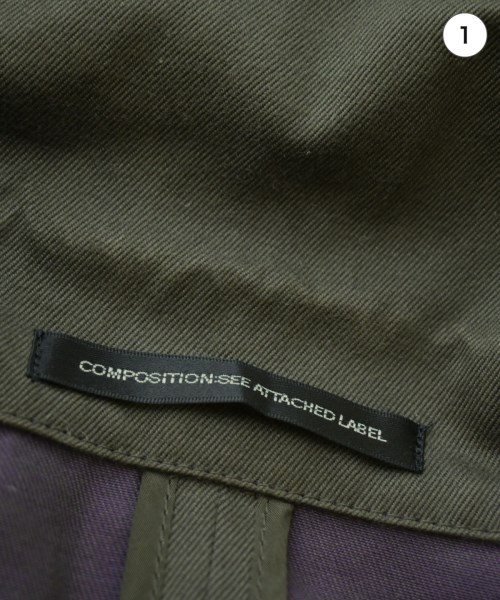 Y's（ワイズ）カジュアルジャケット カーキ サイズ:2(S位) レディース/2200678996089