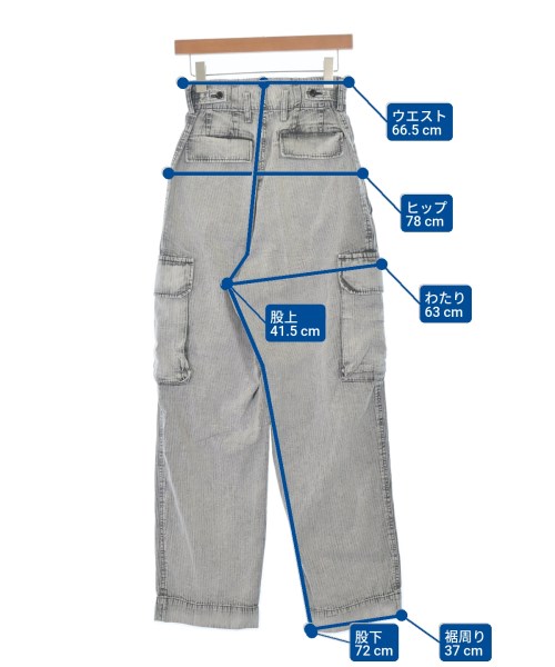 Y's（ワイズ）カーゴパンツ グレー サイズ:1(XS位) レディース/2200679202042