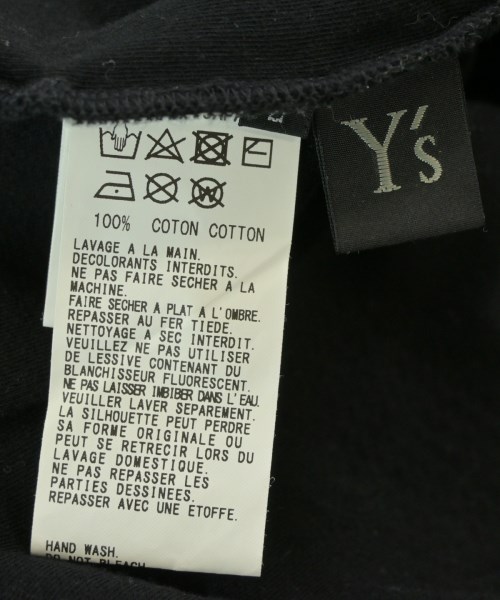 Y's（ワイズ）Tシャツ・カットソー 黒 サイズ:2(S位) レディース/2200679202219