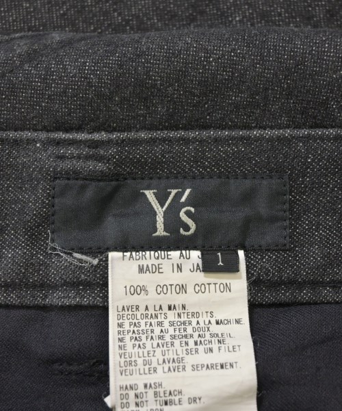 Y's（ワイズ）デニムパンツ 黒 サイズ:1(XS位) レディース/2200679228141