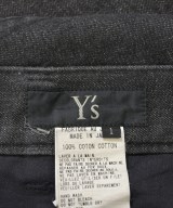 Y's（ワイズ）デニムパンツ 黒 サイズ:1(XS位) レディース/2200679228141