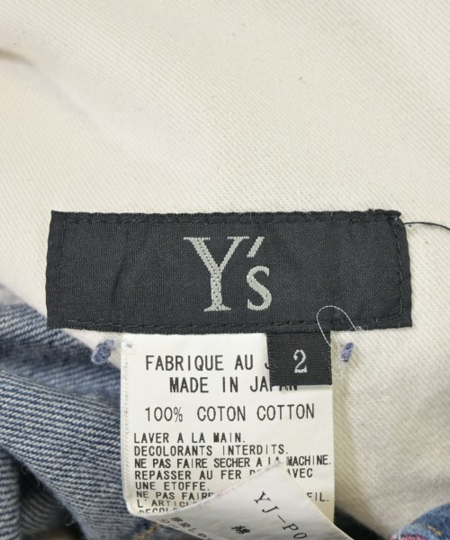 Y's（ワイズ）デニムパンツ 青 サイズ:2(S位) レディース/2200679228219