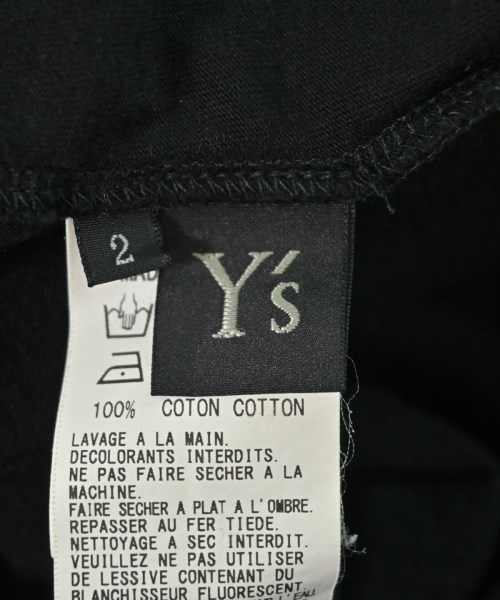 Y's（ワイズ）Tシャツ・カットソー 黒 サイズ:2(S位) レディース/2200679818199