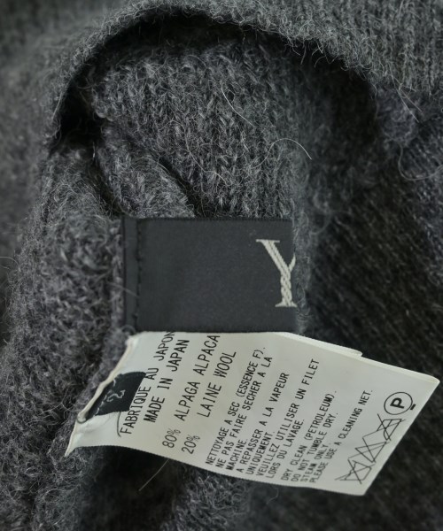 Y's（ワイズ）ニット・セーター グレー サイズ:2(S位) レディース/2200677669083