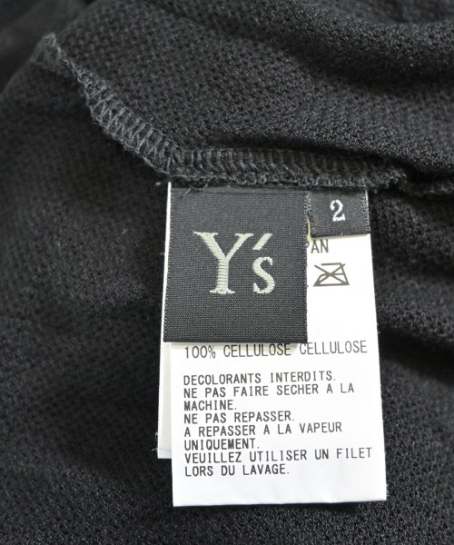 Y's（ワイズ）Tシャツ・カットソー 黒 サイズ:2(S位) レディース/2200676426038