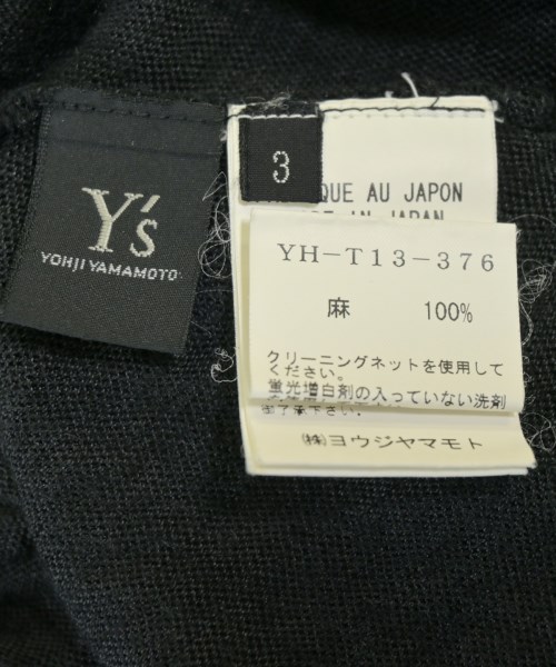 Y's（ワイズ）ベスト 黒 サイズ:3(M位) レディース/2200687250080