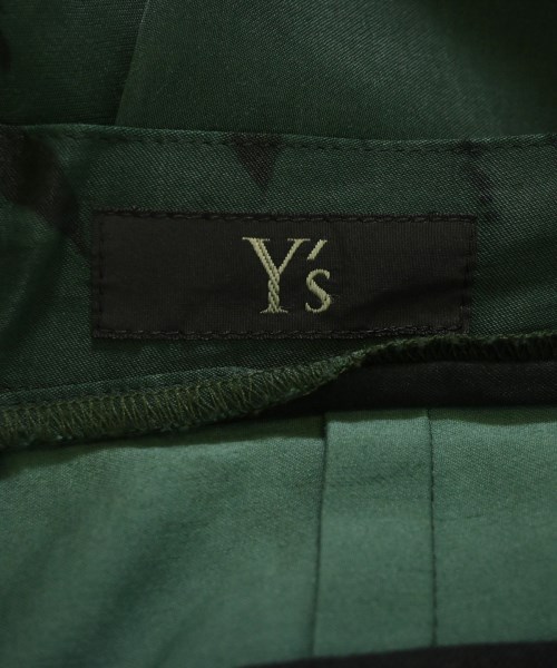 Y's（ワイズ）クロップドパンツ 緑 サイズ:1(XS位) レディース/2200694529049
