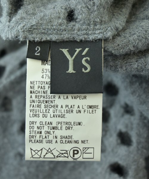 Y's（ワイズ）ワンピース グレー サイズ:2(S位) レディース/2200690768015