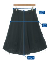 Y's（ワイズ）ひざ丈スカート 黒 サイズ:1(XS位) レディース/2200695743154