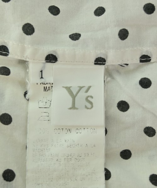Y's（ワイズ）ブラウス 白 サイズ:1(XS位) レディース/2200695829117