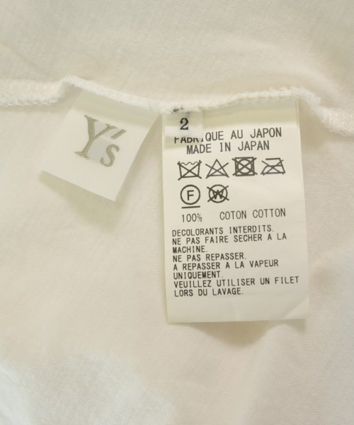Y's（ワイズ）Tシャツ・カットソー 白 サイズ:2(S位) レディース/2200695886059