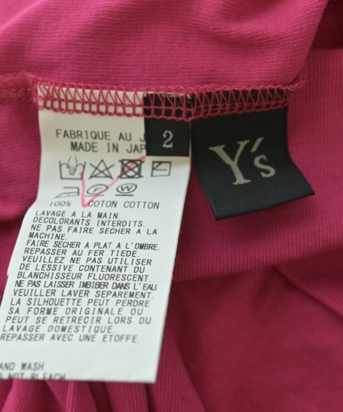 Y's（ワイズ）Tシャツ・カットソー ピンク サイズ:2(S位) レディース/2200695924157