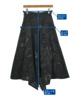 Y's（ワイズ）ロング・マキシ丈スカート グレー サイズ:1(XS位) レディース/2200696601156