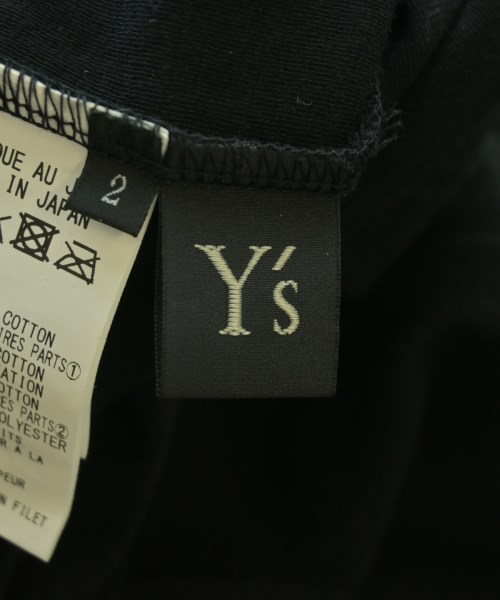 Y's（ワイズ）Tシャツ・カットソー 黒 サイズ:2(S位) レディース/2200698224049