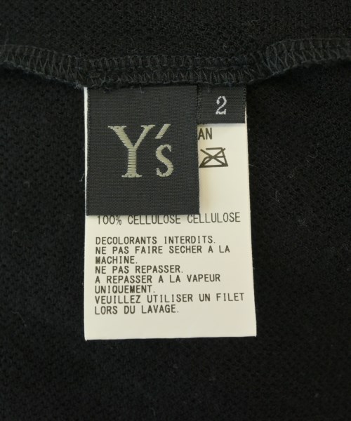 Y's（ワイズ）Tシャツ・カットソー 黒 サイズ:2(S位) レディース/2200698232044