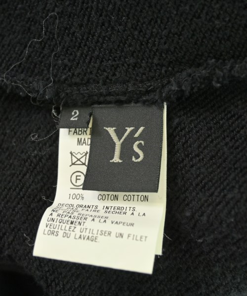 Y's（ワイズ）スウェット 黒 サイズ:2(S位) レディース/2200699422024