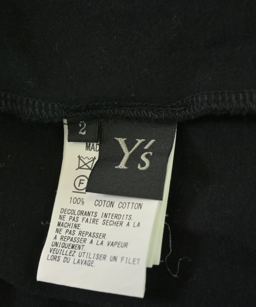 Y's（ワイズ）Tシャツ・カットソー 黒 サイズ:2(S位) レディース/2200699422031