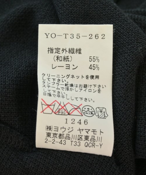 Y's（ワイズ）Tシャツ・カットソー 黒 サイズ:2(S位) レディース/2200700865130
