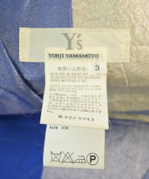 Y's（ワイズ）ひざ丈スカート 青 サイズ:3(M位) レディース/2200700972098