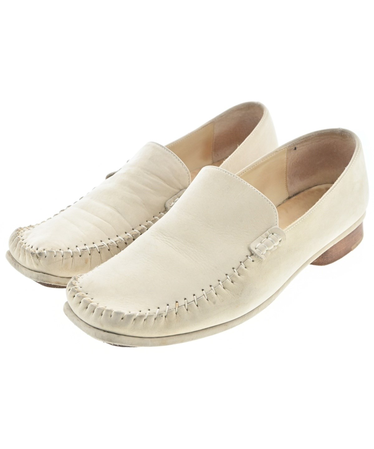 Y's（ワイズ）モカシン/デッキシューズ ベージュ サイズ:UK4(24cm位
