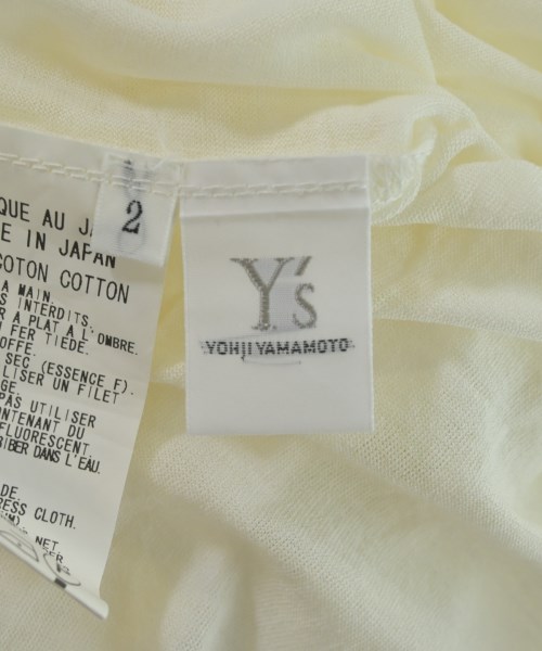 Y's（ワイズ）Tシャツ・カットソー 白 サイズ:2(S位) レディース/2200701962081