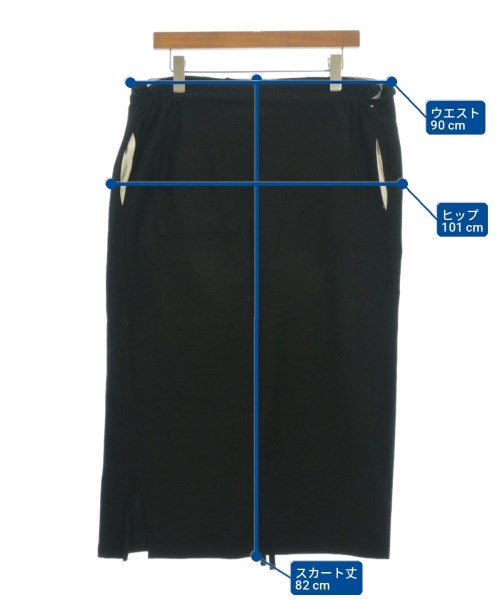Y's（ワイズ）ロング・マキシ丈スカート 黒 サイズ:3(M位) レディース/2200701962135