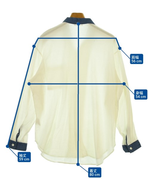 Y's（ワイズ）カジュアルシャツ 白 サイズ:-(M位) メンズ/2200654685129