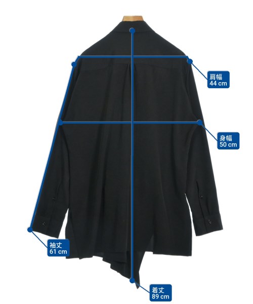 Y's（ワイズ）ブラウス 黒 サイズ:2(S位) レディース/2200655299035