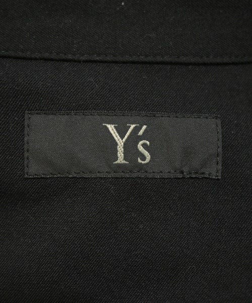 Y's（ワイズ）シャツワンピース 黒 サイズ:1(XS位) レディース/2200646445021
