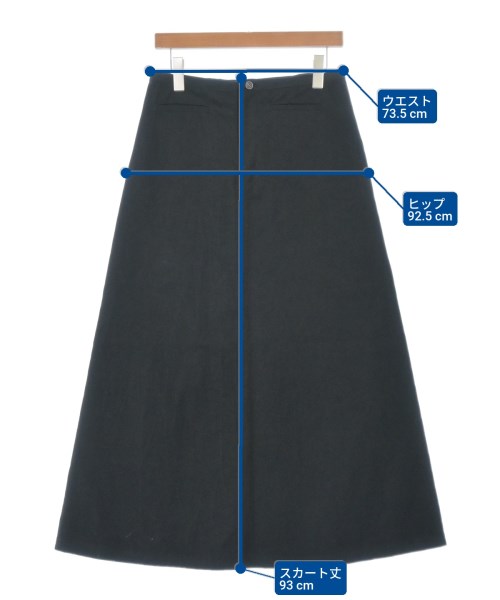 Y's（ワイズ）ロング・マキシ丈スカート 黒 サイズ:3(M位) レディース/2200650659056