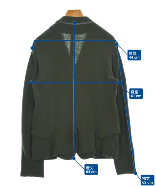 Y's（ワイズ）テーラードジャケット 緑 サイズ:2(S位) レディース/2200656767045