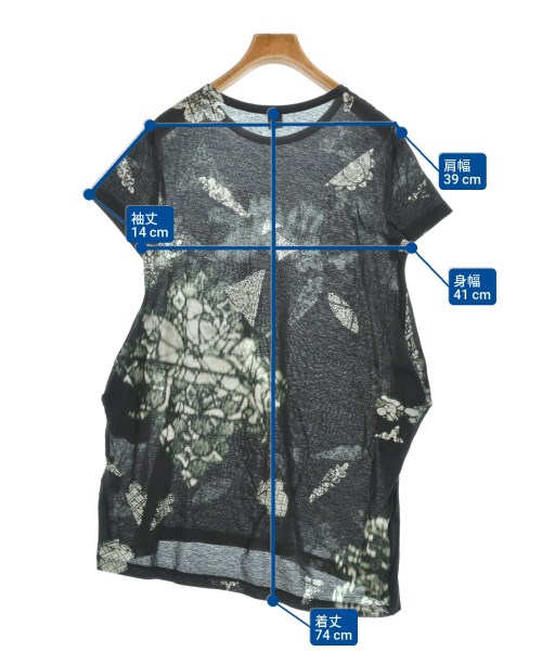 Y's（ワイズ）Tシャツ・カットソー 黒 サイズ:2(S位) レディース/2200656767052