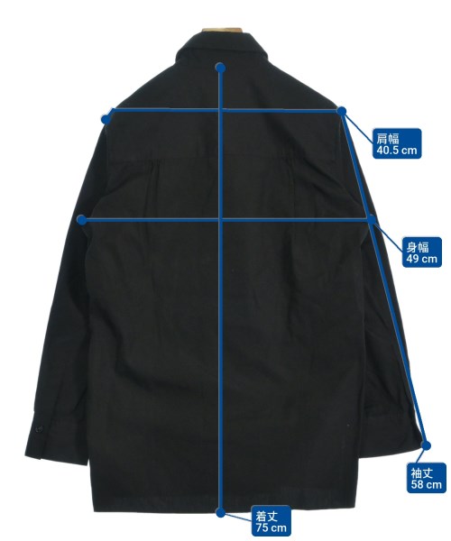 Y's（ワイズ）カジュアルシャツ 黒 サイズ:1(XS位) レディース/2200657719036