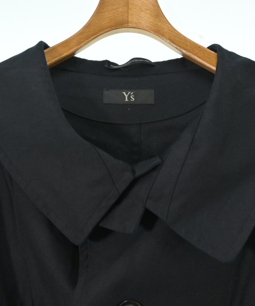 Y's（ワイズ）ステンカラーコート 黒 サイズ:1(XS位) レディース/2200657944049
