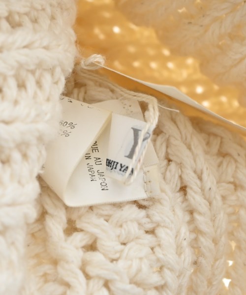 Y's（ワイズ）ニットキャップ・ビーニー 白 サイズ:- レディース/2200658490033