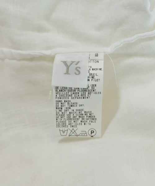 Y's（ワイズ）カジュアルシャツ 白 サイズ:2(S位) レディース/2200655134169